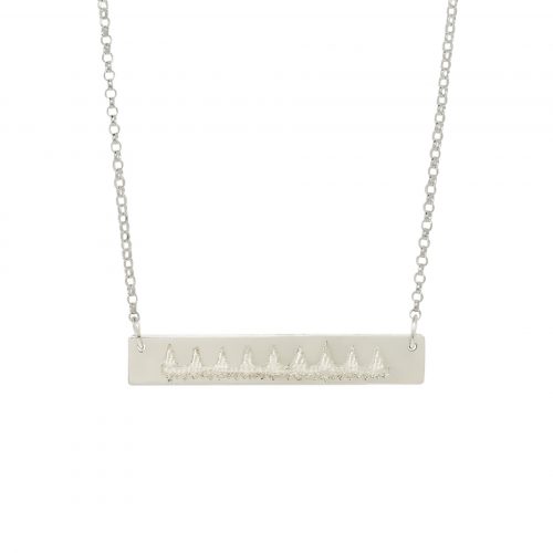 Heartbeat Bar Necklace