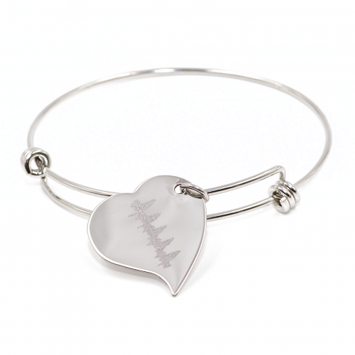 Heartbeat Charm Bracelet