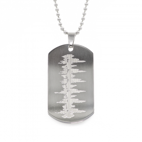 Heartbeat Dog Tag