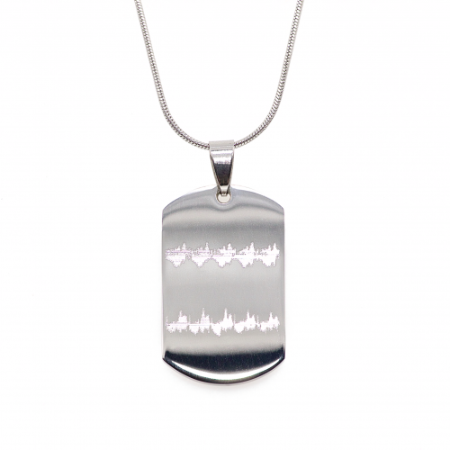 Mini Heartbeat Dog Tag