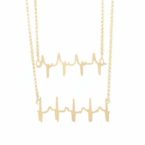 Original Heartbeat Double Necklace