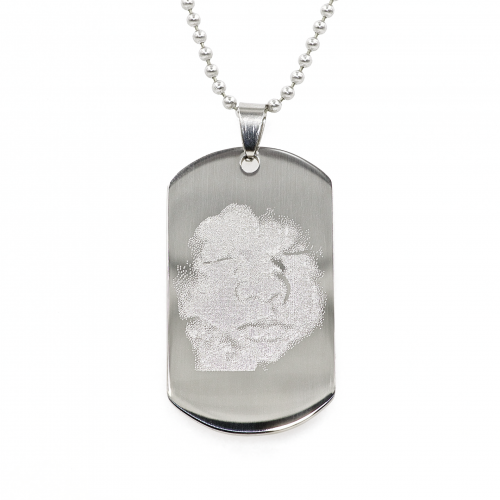 Photo Dog Tag Necklace